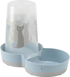 Flamingo Maasai Wasser- und Futtermauer Tränke und Futternapf aus Gummi in Grau - 1,5 l – Bild 1 von 2