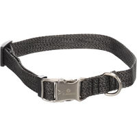 Produktbild von Flamingo Mago Hundehalsband aus Baumwolle Dunkelgrau Größe M 40-55cm