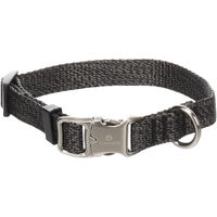 Produktbild von Flamingo Mago Hundehalsband aus Baumwolle Dunkelgrau XS 20-35cm