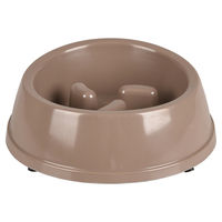 Produktbild von Flamingo Mangi Slowfeeder Futternapf Taupe 950 ml - 0,95 l