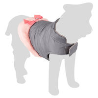 Produktbild von Flamingo Mantel Valentina wasserabweisend aus Polyester grau/rosa 30 cm