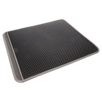 Produktbild von Flamingo Matz Katzenstreu Matte XL Grau aus Kunststoff 70 x 60 x 1,3 cm