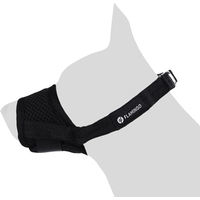 Produktbild von Flamingo Maulkorb Rolo Schwarz aus Nylon Größe S mit Nackenmaß 35-59 cm und Nasenmaß 15-18 cm