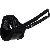 Produktbild von Flamingo Maulkorb Rolo Schwarz XL aus Kunststoff Nacken 45-102 cm Nase 25-27 cm