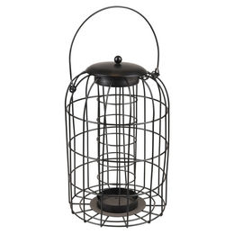 Flamingo Meisenknödelhalter Olov Futtersäule aus Metall Schwarz - 1 Stk. – Bild 1 von 3
