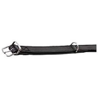Produktbild von Flamingo Memphis Lederhalsband Schwarz Größe L 42-50 cm 22 mm