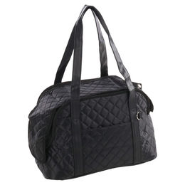 Flamingo Merida Hundetragetasche für mittlere Hunde Schwarz mit Leine und Bezug 41x21x27 cm – Bild 1 von 7