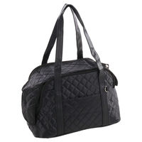 Produktbild von Flamingo Merida Hundetragetasche für mittlere Hunde Schwarz mit Leine und Bezug 41x21x27 cm