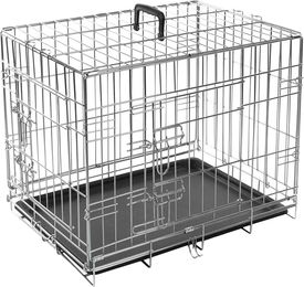 Produktbild von Flamingo Metalltransportbox für Hunde in Silber
