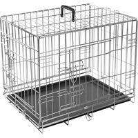 Produktbild von Flamingo Metalltransportbox für Hunde in Silber