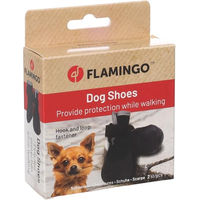 Produktbild von Flamingo Mini Pfotenschuhe für Hunde Schwarz XS aus Polyester