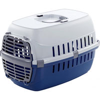 Produktbild von Flamingo Mini Transportbox für Hunde und Katzen 32x49x29,5cm Blau