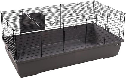 Flamingo Mobi Transportbox für Hunde und Katzen Größe M Grau aus Metall – Bild 1 von 5