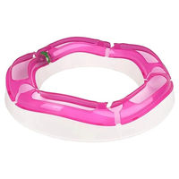 Produktbild von Flamingo Moggy Katzentunnel mit Ball und Rassel in Rosa 39x39x7,7cm