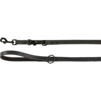 Produktbild von Flamingo Montana Schleppleine aus Leder Schwarz 200 cm 20 mm - 200 cm