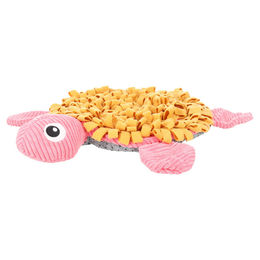 Flamingo Morgano Schildkröte Schnüffelteppich Intelligenzspielzeug für Welpen in Beige und Rosa – Bild 1 von 2