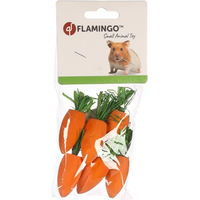 Produktbild von Flamingo Nageholz Caro Intelligenzspielzeug für Nager aus Naturholz in Orange 5,5x2x2 cm