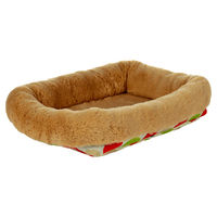 Produktbild von Flamingo Nagerbett Fizi rechteckig bunt aus Polyester für Nagetiere 28 x 24 x 6 cm