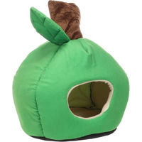 Produktbild von Flamingo Nagerhöhle Helga Apfel Grün Stoff 23,5x22x20cm für Hamster Katze Meerschweinchen und Kaninchen