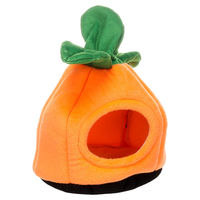 Produktbild von Flamingo Nagerhöhle Helga Kürbis Orange Stoff 14 x 14 x 14 cm für Hamster und Katzen
