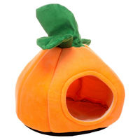 Produktbild von Flamingo Nagerhöhle Helga Kürbis Orange Stoff 23 x 23 x 18 cm für Hamster Meerschweinchen und Katzen
