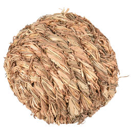 Flamingo Nagerspielzeug Bollie Grasball mit Glocke für Kaninchen 12 cm – Bild 1 von 1
