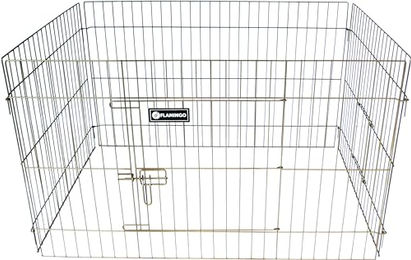 Flamingo Nagetiere Auslauf Quadri Taupe Beige 100x70x60 cm – Bild 1 von 1