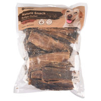Produktbild von Flamingo Nature Snack Büffel Speiseröhre flach Monoprotein Hundesnack 500 g - 500 g