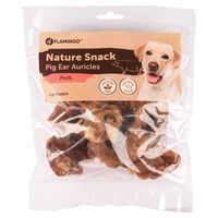 Produktbild von Flamingo Nature Snack Schweineohren-Muscheln Monoprotein Glutenfrei Ohne Zucker 200 g - 200 g