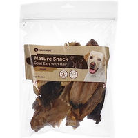 Produktbild von Flamingo Nature Snack Ziegenohren mit Fell 200g Naturkauartikel für Hunde - 200 g