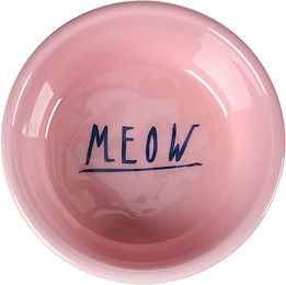 Flamingo Nell Futter- und Trinknapf für Katzen aus Edelstahl Grau Rosa 250ml - 0,25 l – Bild 1 von 2