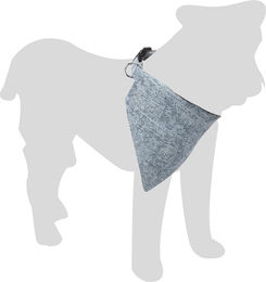 Flamingo Nelson Hundehalsband aus Nylon mit Bandana Blau Größe S 30-45cm – Bild 1 von 3