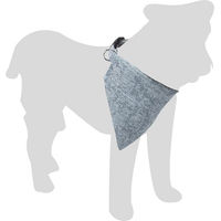 Produktbild von Flamingo Nelson Hundehalsband aus Nylon mit Bandana Blau Größe S 30-45cm