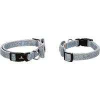 Produktbild von Flamingo Nelson Hundehalsband aus Nylon mit Schleife Blau XS 25-40cm