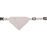 Produktbild von Flamingo Nelson Hundehalsband mit Bandana aus Nylon in Grau Größe M