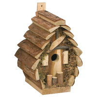 Produktbild von Flamingo Nistkasten Cortesa Rondo aus Holz für Wildvögel Braun