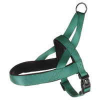 Produktbild von Flamingo Norweger-Geschirr Abbi für Hunde aus Nylon in Grün Größe S - 40 cm