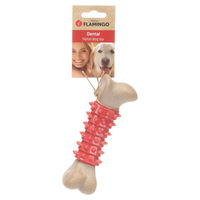 Produktbild von Flamingo Nyra Kauspielzeug Knochen aus Nylon Beige 17x5,8x4,9cm für Hunde aller Größen