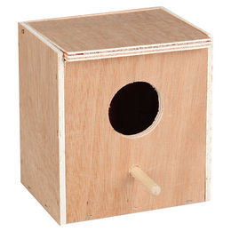 Flamingo Offener Nistkasten für Exoten aus Holz 12,5 x 9,5 x 16 cm – Bild 1 von 2