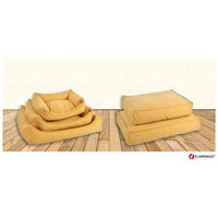 Produktbild von Flamingo Orthopädisches Hundebett Baldar Gelb 100 cm Ergonomischer Schlafplatz für Senior Hunde - 100 cm