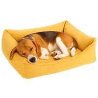 Produktbild von Flamingo Orthopädisches Hundebett Baldar mit Memory Foam Gelb 65 cm - 65 cm