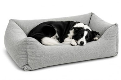 Flamingo Orthopädisches Hundebett und Katzenbett aus Memory Foam Grau 100 x 80 x 25 cm – Bild 1 von 2