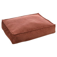 Produktbild von Flamingo Orthopädisches Hundekissen Reno aus Memory Foam rechteckig lachsrosa 80 cm - 80 cm