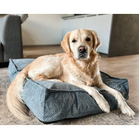 Produktbild von Flamingo Orthopädisches Hundekissen Reno mit Memory Foam Hellblau 80 cm