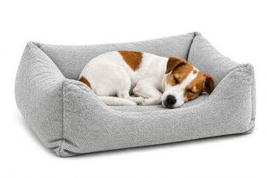 Flamingo Orthopädisches Hundebett und Katzenbett mit Memory Foam Grau 65 x 50 cm – Bild 1 von 2