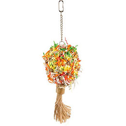 Produktbild von Flamingo Papageien Spielzeug Bouquet aus Papier bunt