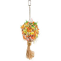 Produktbild von Flamingo Papageien Spielzeug Bouquet aus Papier bunt