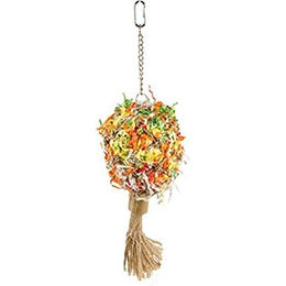 Produktbild von Flamingo Papageien Spielzeug Bouquet aus Papier Bunt