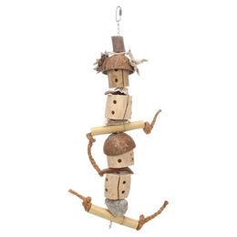 Produktbild von Flamingo Papageienspielzeug Suva aus Holz in Braun