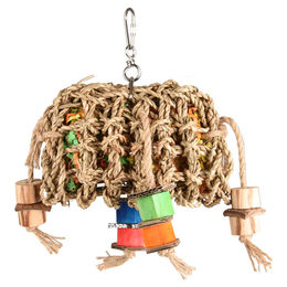 Flamingo Papyr Intelligenzspielzeug Rechteckiges Netz aus Papier für Papageien 25 cm - 25 cm – Bild 1 von 2